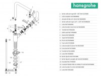 MONOMANDO COCINA 280 FOCUS M41 HANSGROHE